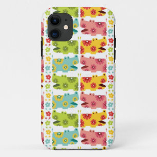 niedliches Retro-Blume-Hippie-Muster Case-Mate iPhone Hülle