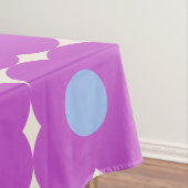 Niedliches Retro Blume Muster Lila Mid Mod Tischdecke (Beispiel)