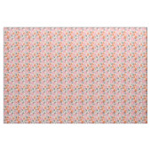 Niedliches Retro Blumenmuster Stoff (Yard (91,4 cm))