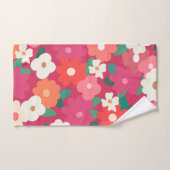 Niedliches Retro Florals Badehandtuch Set (Handtuch)