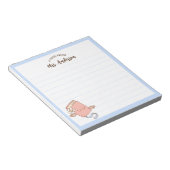 Niedliches Retro-Funny-Buch: Zurück in die Schule Notizblock (angewinkelt)