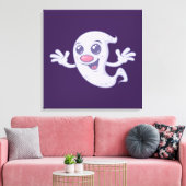 Niedliches Retro-Ghost Leinwanddruck (Insitu (Wohnzimmer))