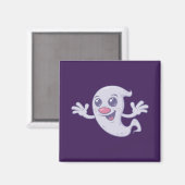 Niedliches Retro-Ghost Magnet (Vorderseite/Rückseite)