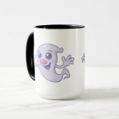 Niedliches Retro-Ghost Tasse (Vorderseite Links)