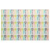 Niedliches Retro Green Orange Kitchen Utensidmuste Stoff (Fat Quarter (45,7 x 55,9 cm))