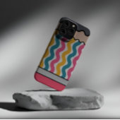 Niedliches Retro Groovy Stift Muster Case-Mate iPhone Hülle