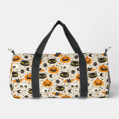 Niedliches Retro Halloween-Muster Duffle Bag (Vorderseite)