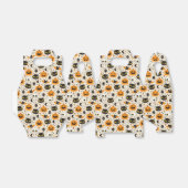 Niedliches Retro Halloween-Muster Geschenkschachtel (Ungefaltet)