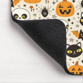 Niedliches Retro Halloween-Muster Mousepad (Ecke)