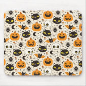 Niedliches Retro Halloween-Muster Mousepad (Vorne)