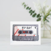 Niedliches Retro Hip Hop Mixtape Postkarte (Stehend Vorderseite)