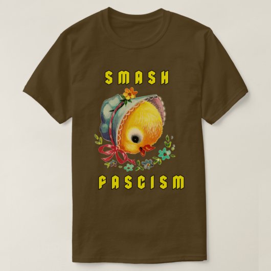 Niedliches Retro-Kick - Schmutz Faschismus T-Shirt (Design vorne)