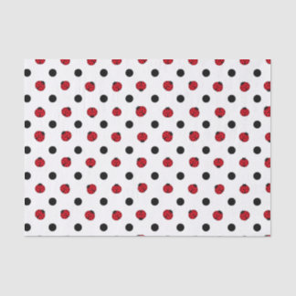 Niedliches Retro-Ladybugemuster Seidenpapier