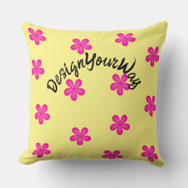 niedliches Retro-Muster aus dem Mittelalter Kissen