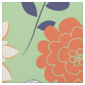 Niedliches Retro-Muster Stoff (Nahaufnahme)