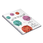 Niedliches retro Musternotizbuch der strickenden Notizblock (Rechte Seite)