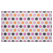Niedliches Retro Orange Lila Pink Polka Dot Muster Stoff (Fat Quarter (45,7 x 55,9 cm))