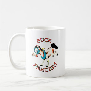 Niedliches Retro-Pferd - Buck-Faschismus Kaffeetasse