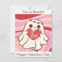 Niedliches Retro Sie sind Bootiful Ghost Valentine