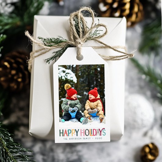 Niedliches Retro-Sterne-Foto für einen schönen Url Geschenkanhänger