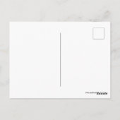 Niedliches Retro Vintage Kochkarte Postkarte (Rückseite)