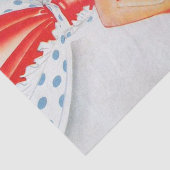 niedliches Retro-Vintages Degustationsbacken Seidenpapier (Ausschnitt)