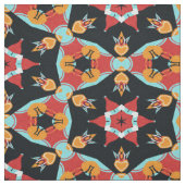 Niedliches Retro-Vintages Deko-Muster Stoff (Muster)