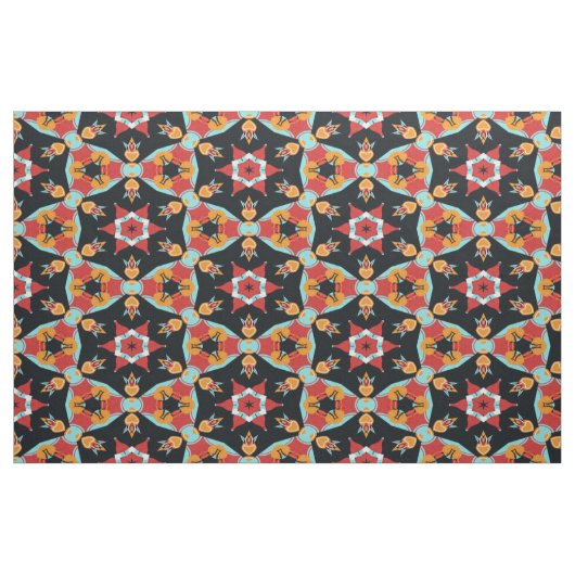 Niedliches Retro-Vintages Deko-Muster Stoff (Fat Quarter (45,7 x 55,9 cm))