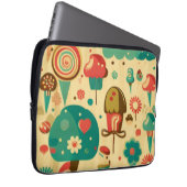 Niedliches Retro-Vintages Eis Laptopschutzhülle (Vorne Rechts)