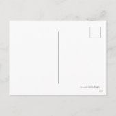 Niedliches retro Vintages Schönheitsgeschäft Feiertagspostkarte (Rückseite)