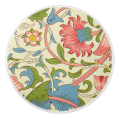 Niedliches Retromuster Willam Morris blumenhell Keramikknauf (Vorderseite)