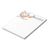 Niedliches Retrouschel Notizblock (Rotiert)