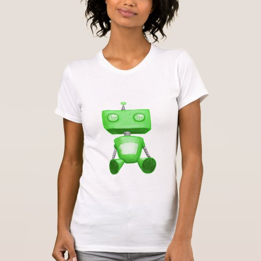 Niedliches Robit T-Shirt (Vorderseite)