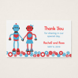 Niedliches Robot Theme Wedding