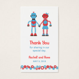 Niedliches Robot Theme Wedding