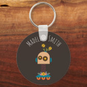 Niedliches Roboterdesign Schlüsselanhänger (Vorderseite)