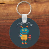 Niedliches Roboterdesign Schlüsselanhänger (Vorderseite)