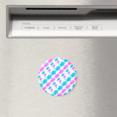 Niedliches Roboterfamilienmuster Magnet (In Situ (Geschirrspüler))