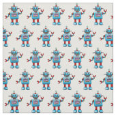 niedliches Roboterspielzeug Stoff (Muster)