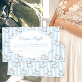 Niedliches Rockpferd Babydusche Windelpreisverlosu Begleitkarte