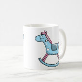 Niedliches Rockpferd Kaffeetasse (VorderseiteRechts)