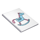 Niedliches Rockpferd Notizblock (Rechte Seite)