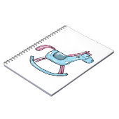 Niedliches Rockpferd Notizblock (Linke Seite)