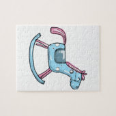 Niedliches Rockpferd Puzzle (Horizontal)