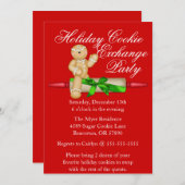Niedliches Rolling Button Cookie Exchange Urlaub E Einladung (Vorne/Hinten)