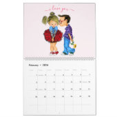 Niedliches romantisches Paar - Liebe - I Liebe You Kalender (Feb 2026)
