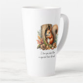 Niedliches romantisches Zitat Valentinstag Milchtasse (Rechte Ecke)