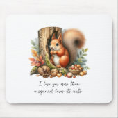 Niedliches romantisches Zitat Valentinstag Mousepad (Vorne)