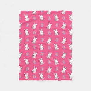 Niedliches rosa Babybastmuster Fleecedecke