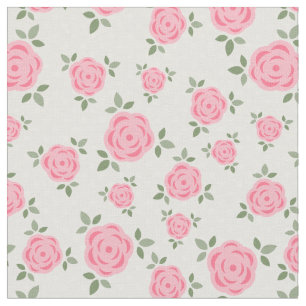 Niedliches rosa Blumenmuster Stoff